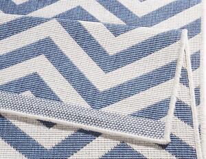 NORTHRUGS - Hanse Home koberce Kusový koberec Twin Supreme 103435 Palma blue creme – na ven i na doma - 200x290 cm