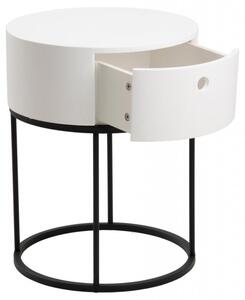 Noční stolek Mila II - set 2 ks White