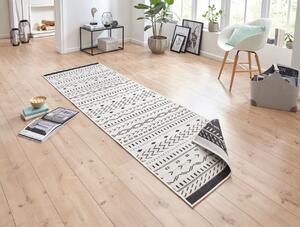 NORTHRUGS - Hanse Home koberce Kusový koberec Twin Supreme 103438 Kuba black creme ROZMĚR: 80x250