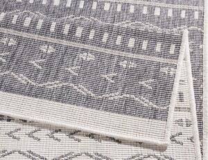 NORTHRUGS - Hanse Home koberce Kusový koberec Twin Supreme 103437 Kuba grey creme – na ven i na doma - 200x290 cm