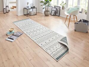 NORTHRUGS - Hanse Home koberce AKCE: 80x350 cm Kusový koberec Twin Supreme 103440 Kuba green creme – na ven i na doma - 80x350 cm
