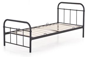 Jednolůžková postel 90 cm Lashell 90 (bez matrace) (černá)