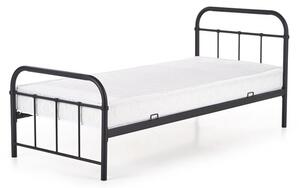 Jednolůžková postel 90 cm Lashell 90 (bez matrace) (černá)