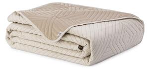 Béžový prošívaný přehoz z mikrovlákna 240x260 cm Softa – Restilo