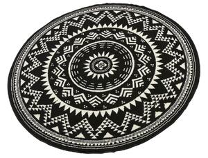 Hanse Home Collection koberce Kusový koberec Celebration 103441 Valencia Black ROZMĚR: 200x200 (průměr) kruh