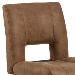 Barová židle Sylvia − hnědá 115 × 41,5 × 52 cm ACTONA