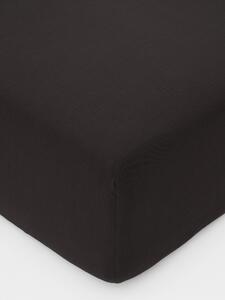 MK Lůžkoviny Mušelínové prostěradlo Alexia 90 x 200 cm - tmavě hnědé