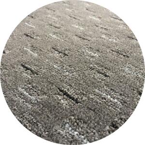 Vopi koberce Kusový koberec Valencia šedá kulatý - 57x57 (průměr) kruh cm