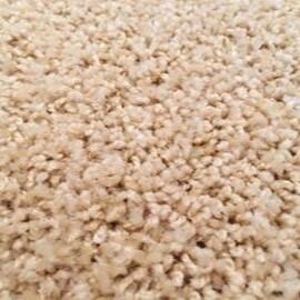 Vopi koberce Kusový béžový koberec Color Shaggy čtverec - 100x100 cm