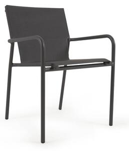 MUZZA Zahradní židle tana černá