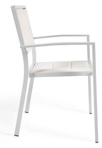 Zahradní židle siley bílá