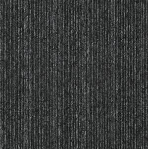 Kobercový čtverec Sonar Lines 4178 černý - 50x50 cm