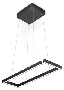 Závěsné svítidlo LED Marisa-60, matná černá, 60 x 20 cm
