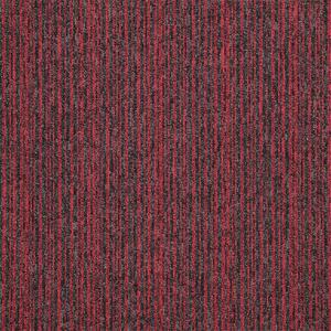 Kobercový čtverec Sonar Lines 4120 červený - 50x50 cm