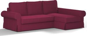 Potah na pohovku IKEA Backabro rozkládací se šezlongem barva švestková