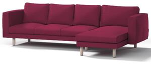 Potah na pohovku IKEA Norsborg 4-místná se šezlongem barva švestková