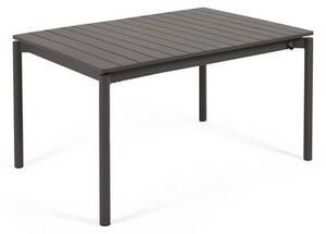 MUZZA Zahradní rozkládací stůl tana 140 (200) x 90 cm černý