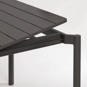 Zahradní rozkládací stůl tana 140 (200) x 90 cm černý