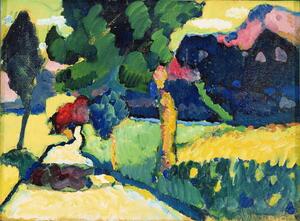 Wassily Kandinsky - Obrazová reprodukce Summer Landscape, 1909, (40 x 30 cm)