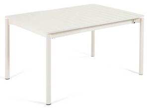 MUZZA Zahradní rozkládací stůl tana 140 (200) x 90 cm bílý
