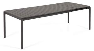 Zahradní rozkládací stůl tana 180 (240) x 100 cm černý