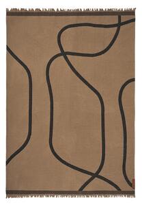 Světle hnědá deka 130x175 cm Shadow – Mette Ditmer Denmark