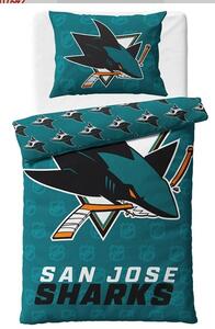HOKEJOVÉ POVLEČENÍ NHL San Jose Sharks Shields 140x200/70x90 cm