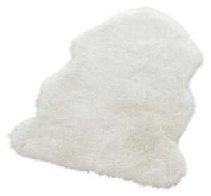 Mint Rugs - Hanse Home, Kusový koberec Superior 103347 Uni White (kůže) | bílá Typ: 90x140 tvar kožešiny cm