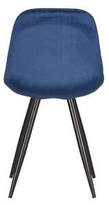 Jídelní židle Evor II Blue Velvet