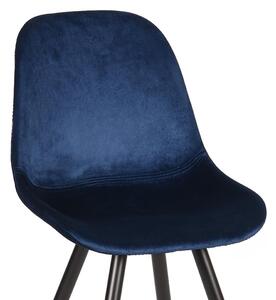 Jídelní židle Evor II Blue Velvet
