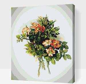 Gario Malování podle čísel Vintage květiny VII Velikost: 40 x 50 cm, Rámování: Bez vnitřního rámu