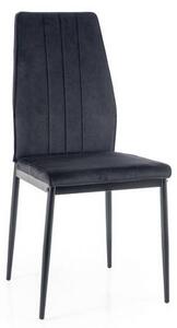 Čalouněná židle BRITA - černá