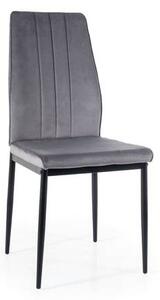 Čalouněná židle BRITA - šedá / černá