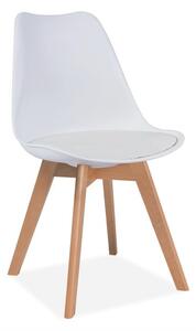 Jídelní židle KALIOPI 2 - dub / bílá