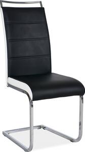 Čalouněná jídelní židle TALITA 1 - chrom / černá