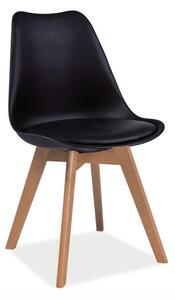 Jídelní židle KALIOPI 2 - dub / černá
