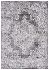 Makro Abra Kusový koberec klasický NIL 8099 1 644 šedý béžový bílý Rozměr: 80x150 cm
