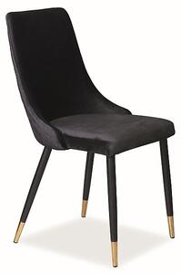 Čalouněná židle LOTKA 3 - černá