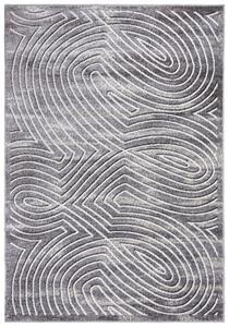 Makro Abra Moderní kusový koberec NIL 8011 1 644 šedý béžový bílý Rozměr: 80x150 cm