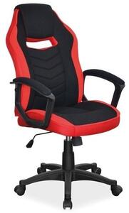 Kancelářská židle ELIDA - černá / červená