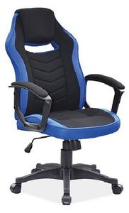 Kancelářská židle ELIDA - černá / modrá