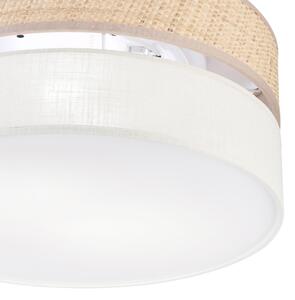 Stropní svítidlo SIRJA DOUBLE BOHO 2xE14/15W/230V pr. 35 cm béžová/krémová