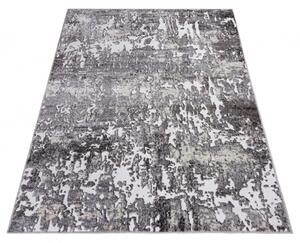 Makro Abra Moderní kusový koberec NIL 8019 1 644 Abstraktní šedý béžový bílý Rozměr: 80x150 cm