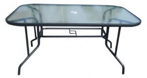 TRENDIE Zahradní stůl se sklem 150x90cm