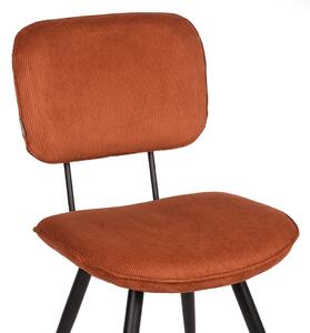 Jídelní židle Evelin Rust ribcord fabric