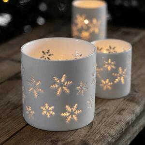 Sögne Home Porcelánový svícen Christmas Snowflake - Large SGH110