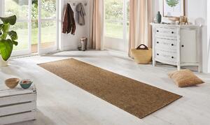 BT Carpet - Hanse Home koberce Běhoun Nature 103530 Hnědý – na ven i na doma - 80x150 cm