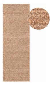 Béžový ručně tkaný běhoun z materiálu bouclé 80x200 cm Notting Hill Portobello – Ted Baker