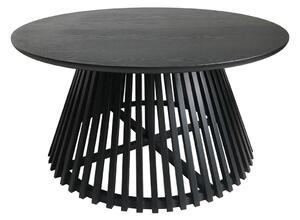 MUZZA Odkládací stolek stals ø 80 černý