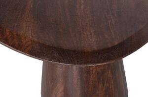 Konferenční stolek ruster 60 x 53 cm hnědý